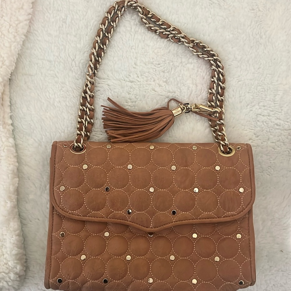 REBECCAMINKOFF Gold detailed purse